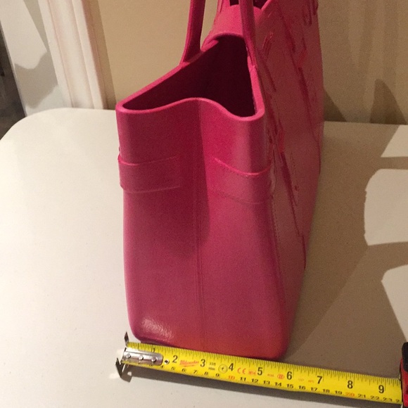 Great Bag Co. Model M Pink Rubber Purse Tote Hand Bag Shoulder Bag Desig… - Picture 14 of 16